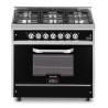 COCINA INDUSTRIAL USMAN 900 BLACK 6 H.NEGRA 7020