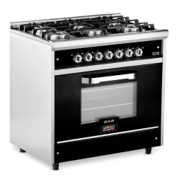 COCINA INDUSTRIAL USMAN 900 BLACK 6 H.NEGRA 7020