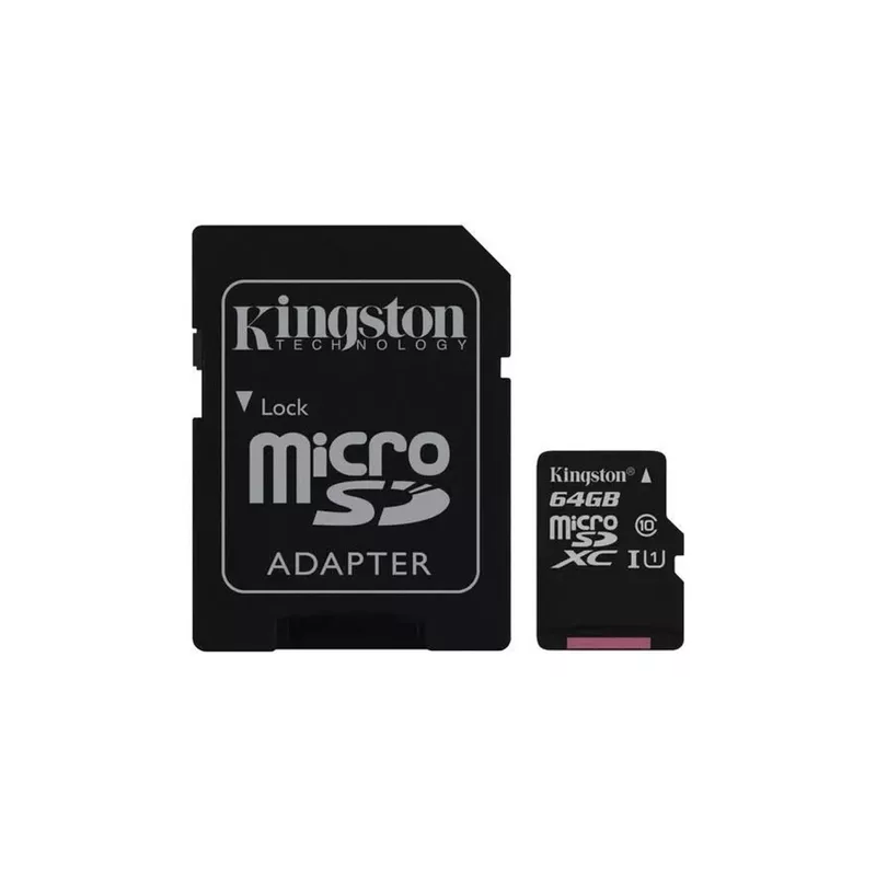 TARJETA MEMORIA SD KINGSTON MICRO 64 GB.