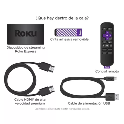 ADAPTADOR SMART-TV ROKU 4K 3920-R C/CONTROL