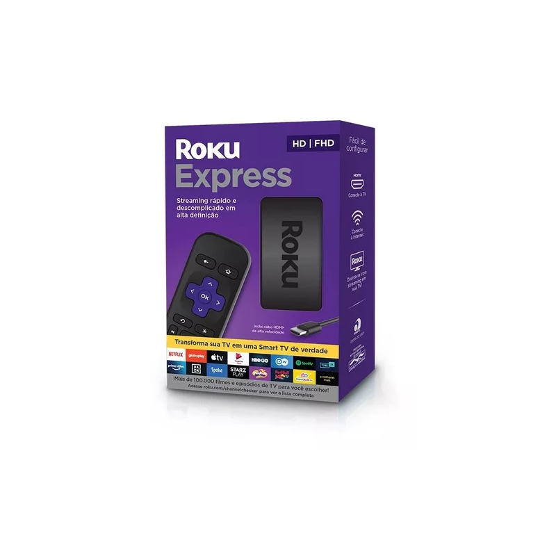 ADAPTADOR SMART-TV ROKU 4K 3920-R C/CONTROL