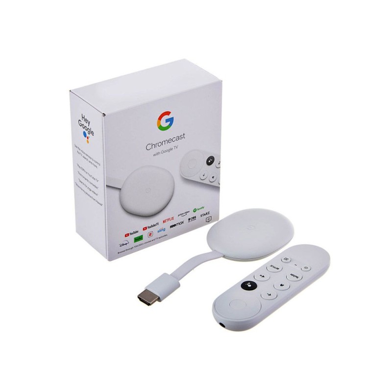 CHROMECAST 4 GOOGLE-TV-SMART SNOW HD