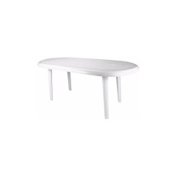 MESA PVC GARDEN LIFE F-4400 REDONDA BLANCA