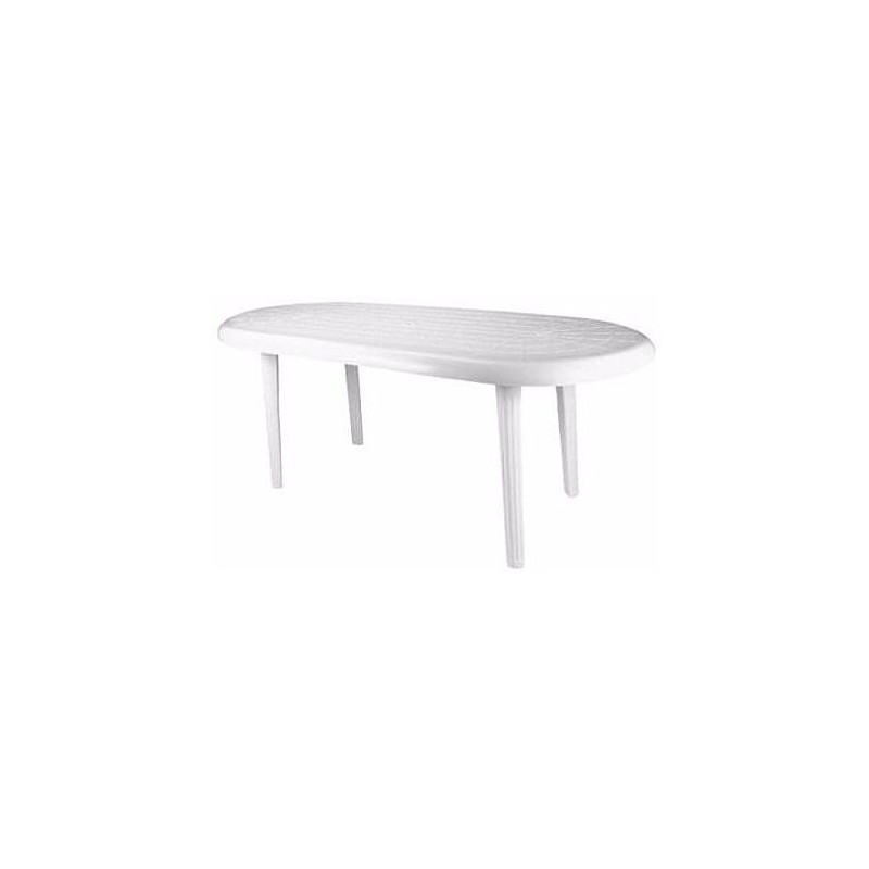 MESA PVC GARDEN LIFE F-4400 REDONDA BLANCA