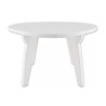 MESA PVC GARDEN LIFE F4650 REDONDA BLANCA