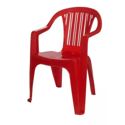 SILLA PVC GARDEN LIFE F-8200 TITAN ROJO