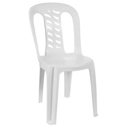 SILLA PVC GARDEN LIFE F8500 BRISTO BLANCA