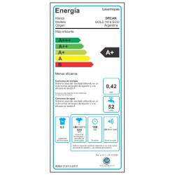 LAVARROPAS DREAN GOLD ECO10.6 6 KG 1000 RPM