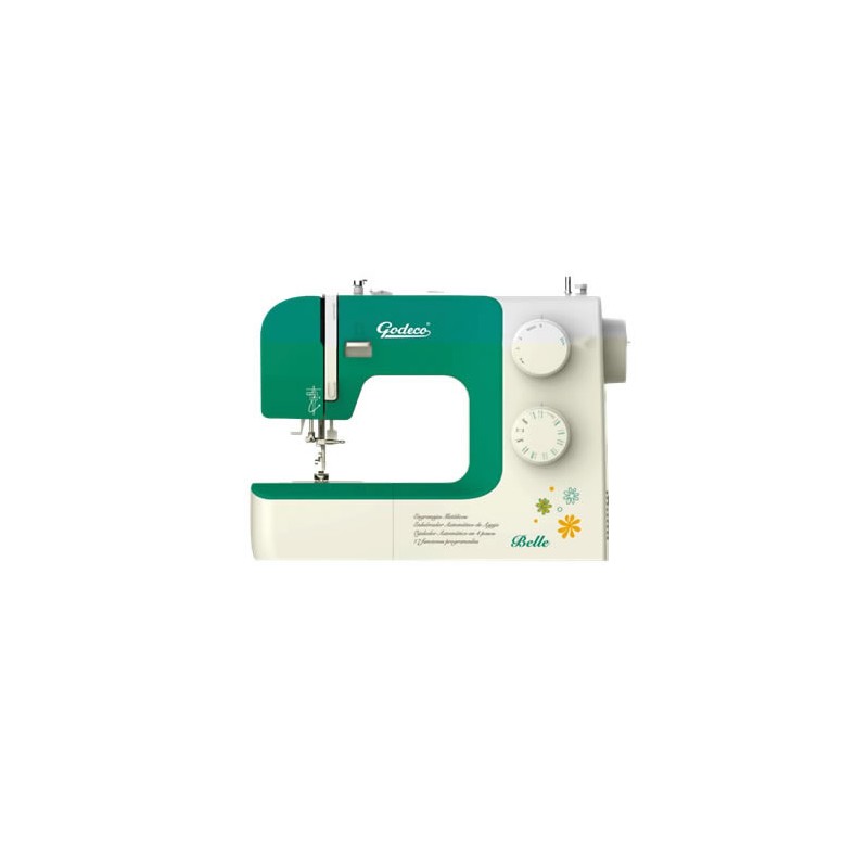 MAQUINA COSER GODECO PORTATIL 17 DISEÑOS BELLE