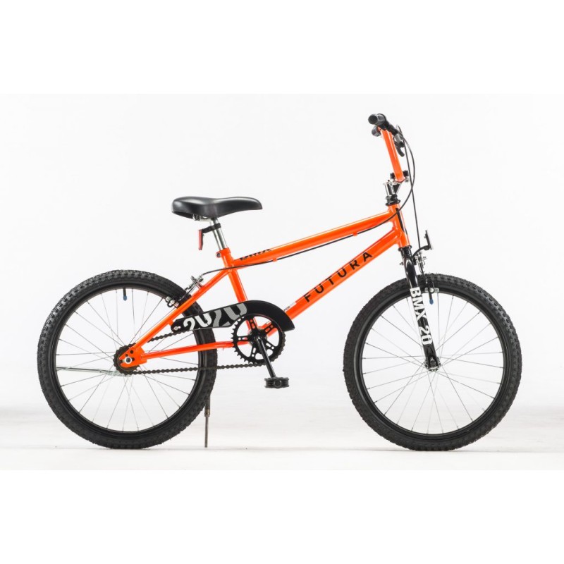 BICI FUTURA 20" 4142 BMX PINTADA NARANJA FLUOR