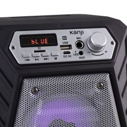 PARLANTE KANJI DANCE PORTATIL LUCES LED BT/FM