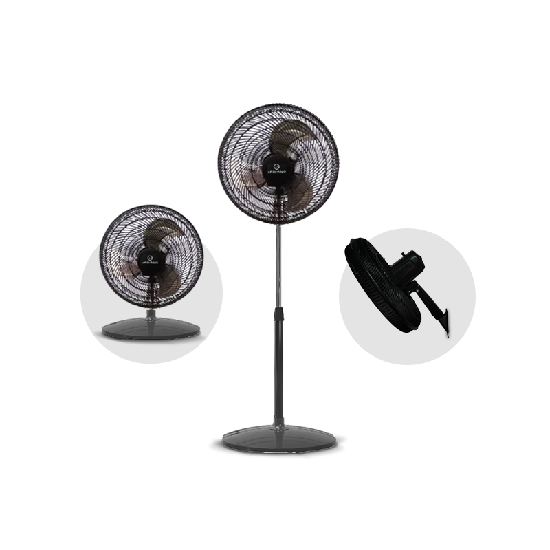 VENTILADOR 3 EN 1 WHITENBLACK 18" VPWB18M METALICA