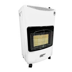ESTUFA GARRAFERA PREMIUM HOME PLEGABLE BLANCA