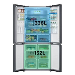 HELADERA MIDEA RF-M17XAR1 2 PTAS.470 LTS. INVERTER