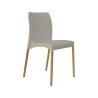 SILLA SIT MOBILI MARA A313 PATAS MADERA BLANCA