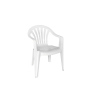SILLA PVC AVELINO INY04 C/APOYABRAZOS BLANCA