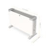 CONVECTOR ATMA CACH2024P 2000 W. C/TERMOSTATO