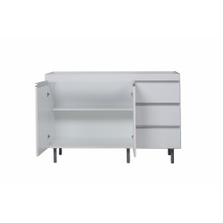 BAJO RICCHEZZE 1.20 MTS. 3 C. BLANCO ALUMINIO