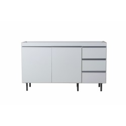 BAJO RICCHEZZE 1.40 MTS. 3 C. BLANCO ALUMINIO