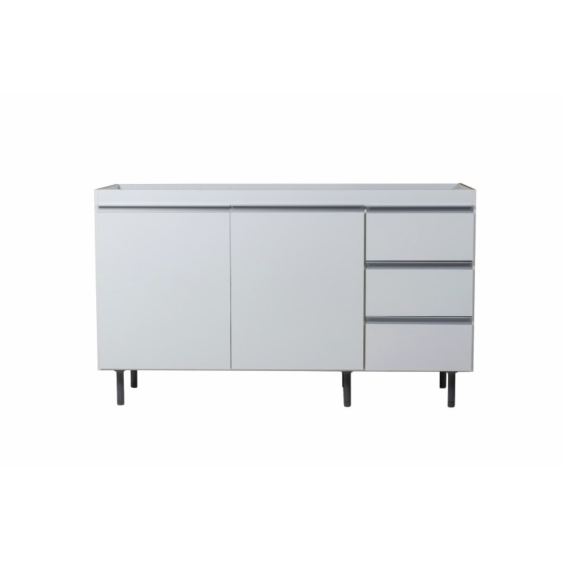 BAJO RICCHEZZE 1.40 MTS. 3 C. BLANCO ALUMINIO