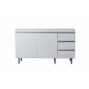 BAJO RICCHEZZE 1.40 MTS. 3 C. BLANCO ALUMINIO