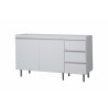 BAJO RICCHEZZE 1.40 MTS. 3 C. BLANCO ALUMINIO
