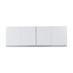 ALACENA RICCHEZZE ARCO 1.40 MTS. 3 P. BLANCO ALUMINIO