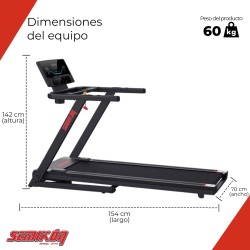 CINTA SEMIKON TE-106DC MOTORIZADA 115 KG.