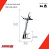 CINTA SEMIKON TE-004F/2AS MOTORIZADA 14 KM/H 90 KG