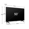 SMART TV HISENSE 50" 50A64N 4K VIDAA