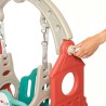 TOBOGAN CON HAMACA Y ARO DE BASQUET LOVE 2752 ROJO