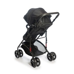 COCHE LOVE 1009 C/MOISES 2 EN 1 NEGRO GOLD