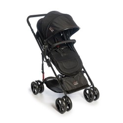 COCHE LOVE 1009 C/MOISES 2 EN 1 NEGRO GOLD