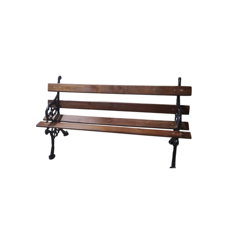 BANCO DE PLAZA PATA FUNDICION 1.50 MTS. CEDRO