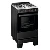 COCINA SIRENA CG2025 4 H. 48 CM. MULTIGAS NEGRO