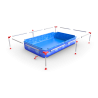 PILETA SOL DE VERANO 200 2.30X1.50X0.40 1500 LTS.