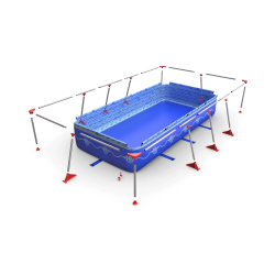 PILETA SOL DE VERANO 450 4.40X2.20X0.80 7800 LTS.