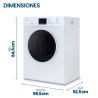 SECADORA POR CALOR PHILCO PHSA072B 7 KG. BLANCO