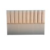 RESPALDO SOMMIER BASTON VERTICAL ALPHA 2.00 M GRIS