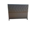 RESPALDO SOMMIER CAPITONE ECONOMICO NEGRO 2.00 M