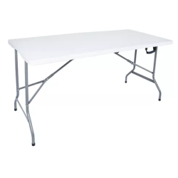 MESA PLEGABLE AVELINO 1.80 MTS. PVC VALIJA