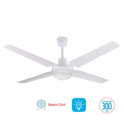 VENTILADOR DE TECHO LILIANA VTHB114 4 P. C/LUZ LED