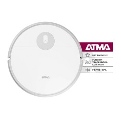 ASPIRADORA ROBOT ATMA ATAR21C1PI ASPIRA Y TRAPEA