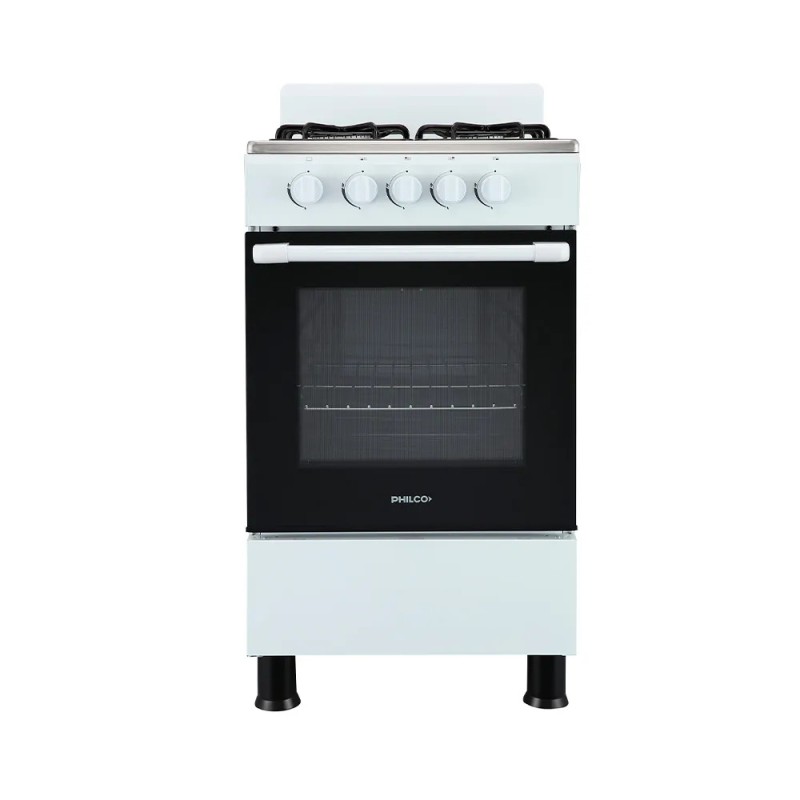COCINA PHILCO PHCN50B 4 H. 50 CM. BLANCA MULTIGAS