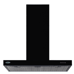 CAMPANA MARALDI ISLA SLIM ESMALTADA C/LUZ NEGRA