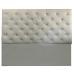 RESPALDO SOMMIER CAPITONE PREMIUM TIZA 1.60 M