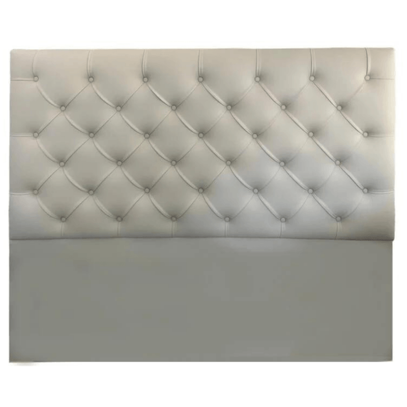 RESPALDO SOMMIER CAPITONE PREMIUM TIZA 1.60 M