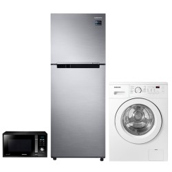 COMBO SAMSUNG LAVARROPAS + HELADERA + MICROONDAS