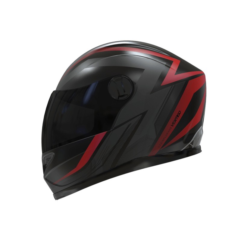 CASCO PARA MOTOS VERTIGO V32 INFLUENCE ROJO/NEGRO