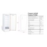 FREEZER VERTICAL LACAR FV-250 VINTAGE 245 LTS. BCO